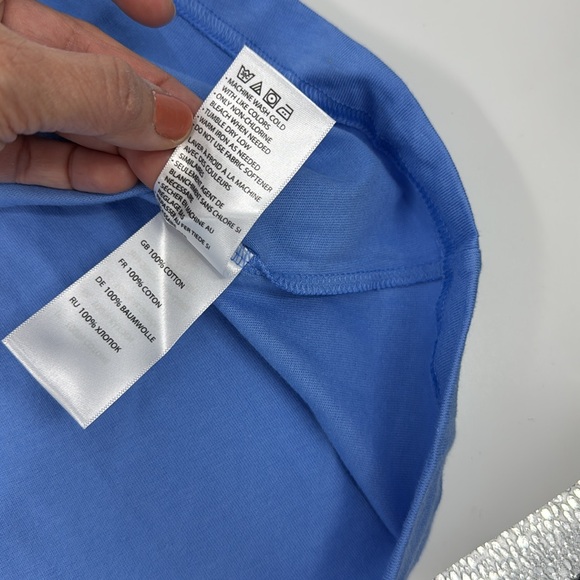 HB Men’s Big And Tall Basic Blue Tee Size 4XL NWT - Picture 6 of 9
